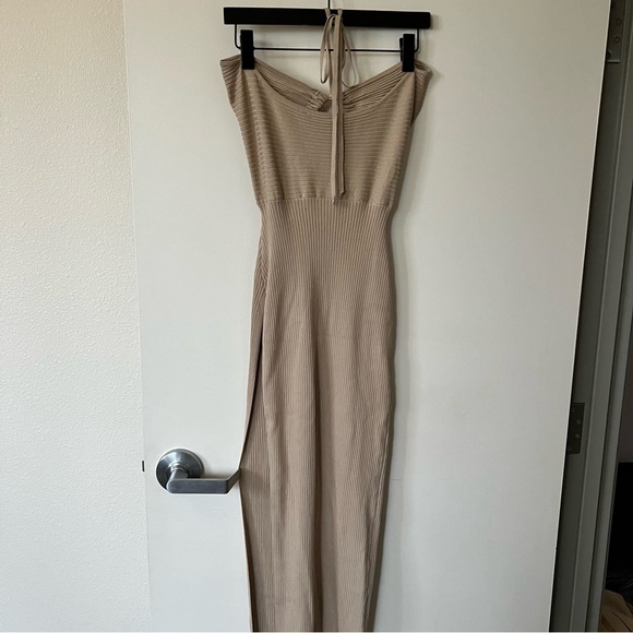 Shop Luna B Cut Out Halter Dress - Picture 8 of 8